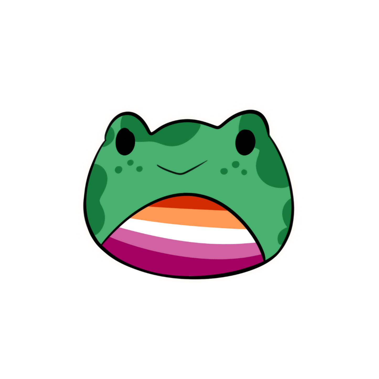 Frog Pride Stickers