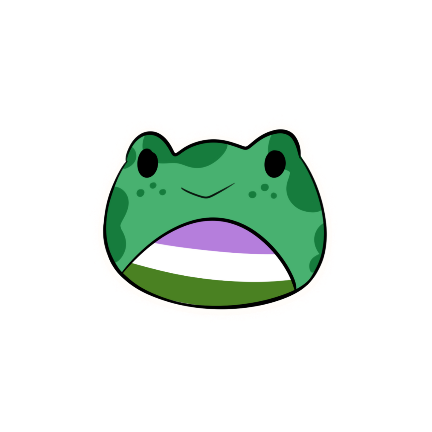 Frog Pride Stickers