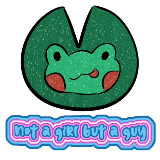 Trans FTM Froggie Sticker