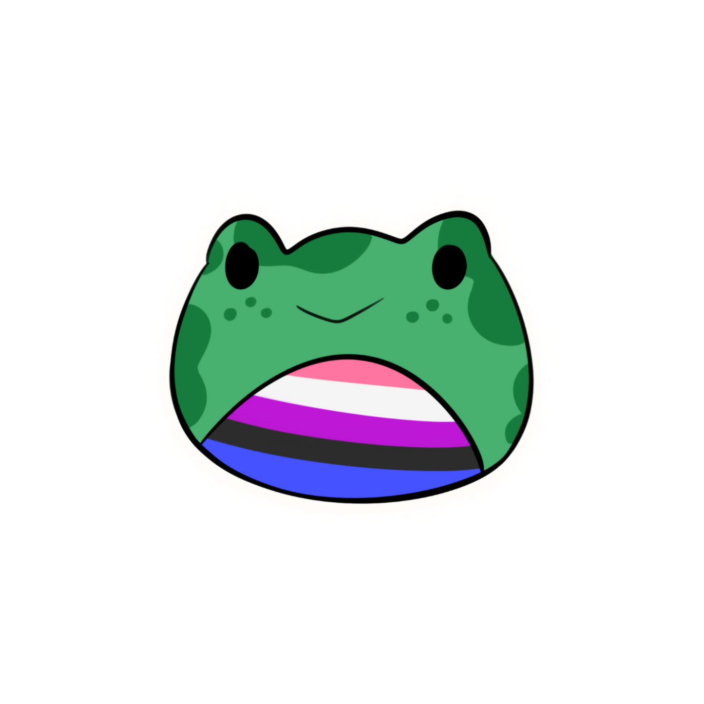 Frog Pride Stickers