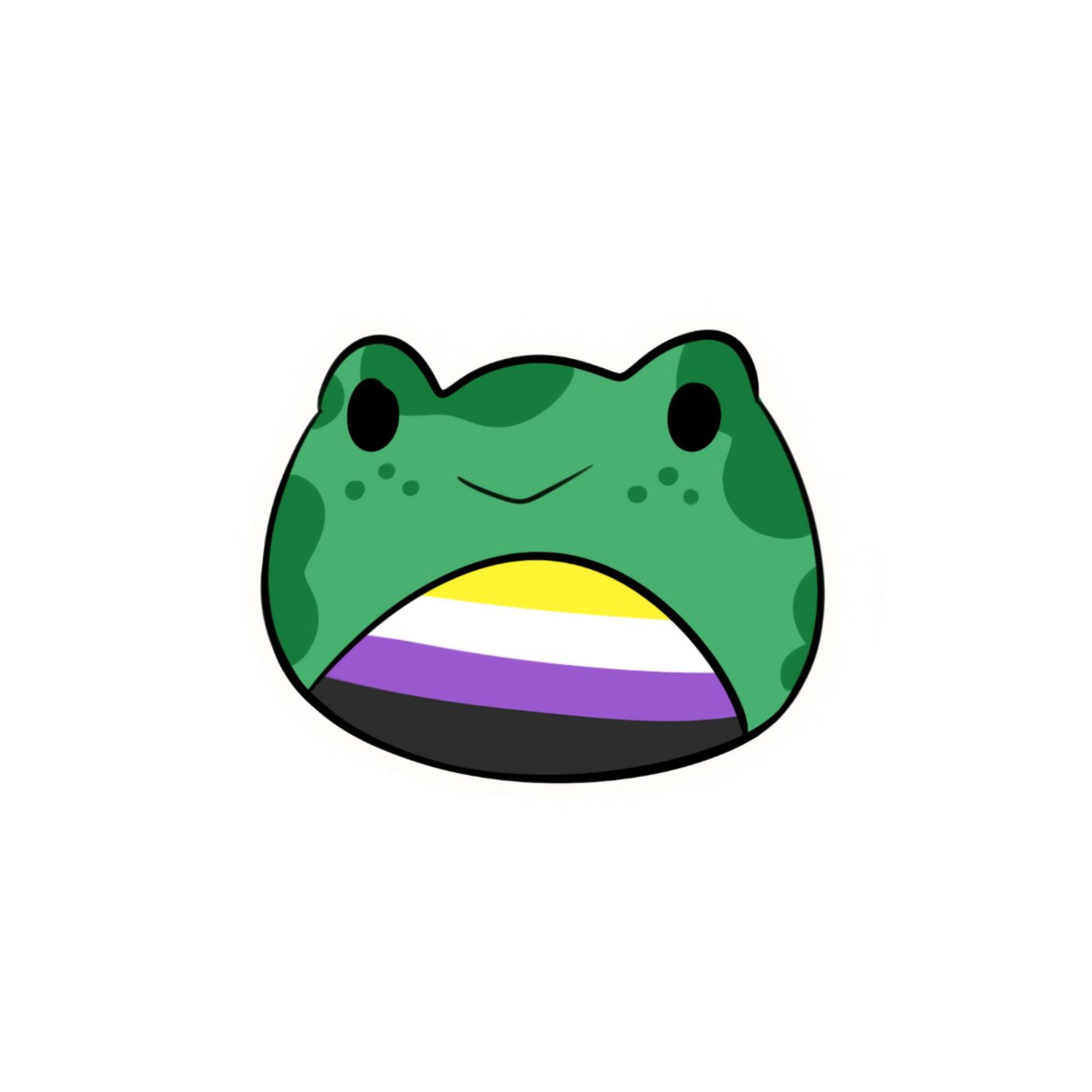 Frog Pride Stickers